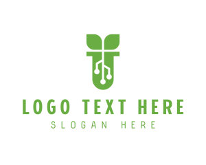 Chemical - Test Tube Natural Biotech logo design