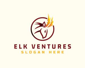 Deer Horn Electric logo design