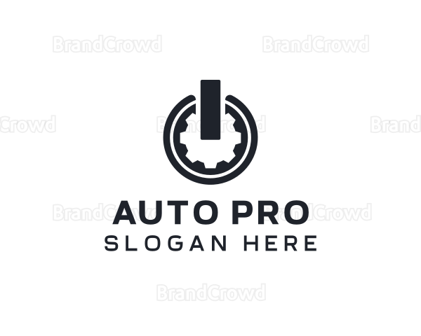 Automotive Mechanical Gear Logo