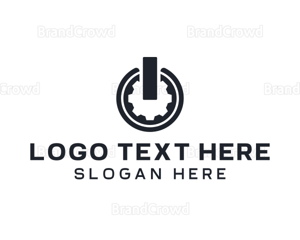 Automotive Mechanical Gear Logo