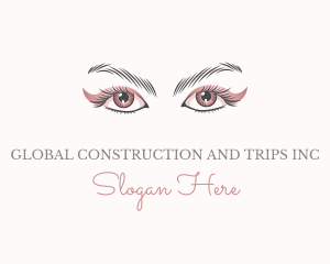 Cosmetic Eye Lashes Logo