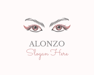 Cosmetic Eye Lashes logo design