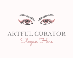 Cosmetic Eye Lashes logo design