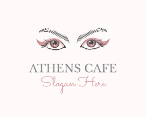 Cosmetic Eye Lashes logo design