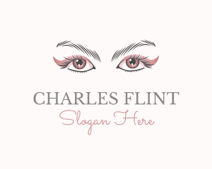 Cosmetic Eye Lashes logo design