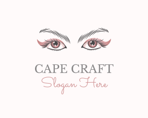 Cosmetic Eye Lashes logo design