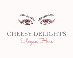 Cosmetic Eye Lashes logo design