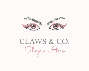 Cosmetic Eye Lashes logo design