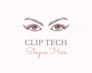 Cosmetic Eye Lashes logo design