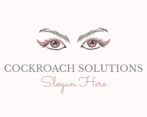 Cosmetic Eye Lashes logo design