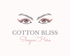 Cosmetic Eye Lashes logo design