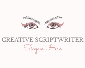 Cosmetic Eye Lashes logo design