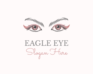 Cosmetic Eye Lashes logo design