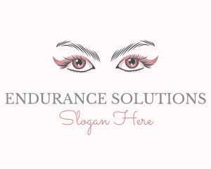 Cosmetic Eye Lashes logo design