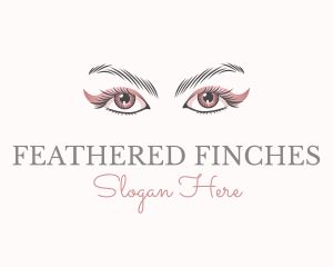 Cosmetic Eye Lashes logo design