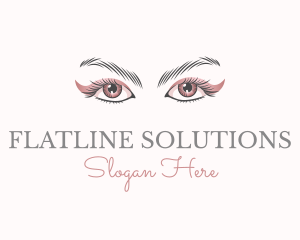 Cosmetic Eye Lashes logo design