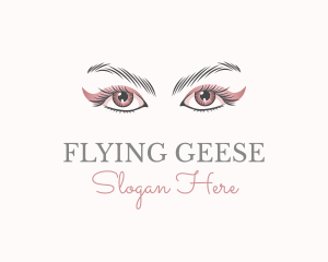 Cosmetic Eye Lashes logo design