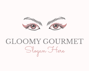 Cosmetic Eye Lashes logo design