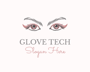 Cosmetic Eye Lashes logo design