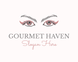 Cosmetic Eye Lashes logo design