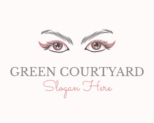 Cosmetic Eye Lashes logo design