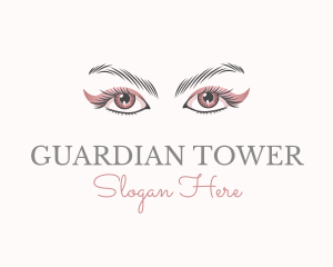 Cosmetic Eye Lashes logo design