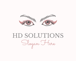 Cosmetic Eye Lashes logo design