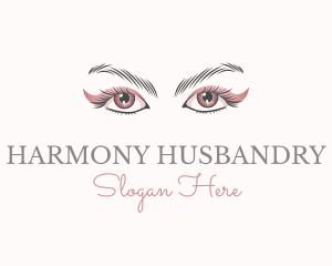 Cosmetic Eye Lashes logo design