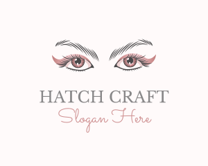 Cosmetic Eye Lashes logo design