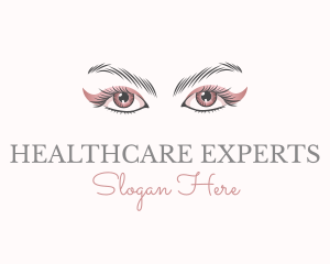 Cosmetic Eye Lashes logo design