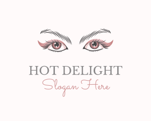 Cosmetic Eye Lashes logo design