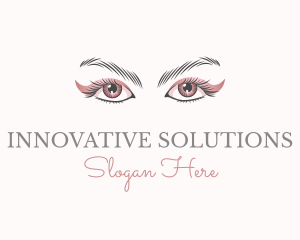 Cosmetic Eye Lashes logo design