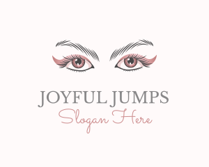 Cosmetic Eye Lashes logo design