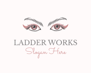 Cosmetic Eye Lashes logo design