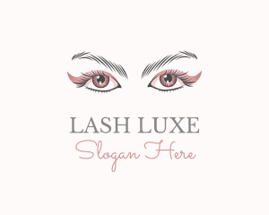 Cosmetic Eye Lashes logo design