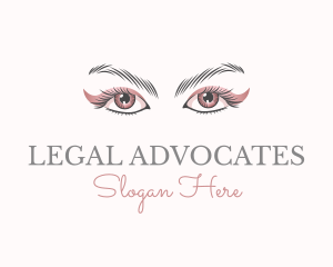 Cosmetic Eye Lashes logo design