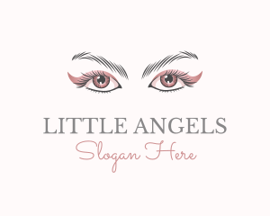 Cosmetic Eye Lashes logo design