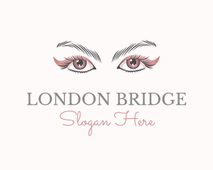 Cosmetic Eye Lashes logo design