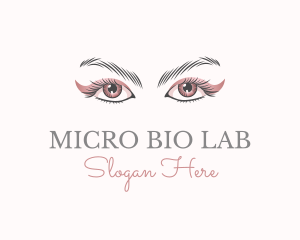 Cosmetic Eye Lashes logo design