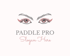 Cosmetic Eye Lashes logo design