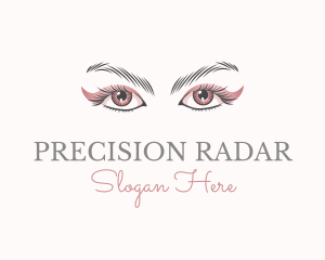 Cosmetic Eye Lashes logo design