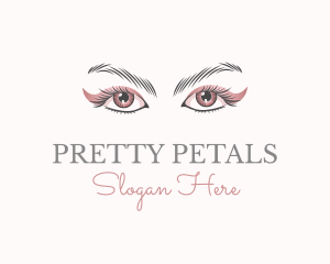 Cosmetic Eye Lashes logo design