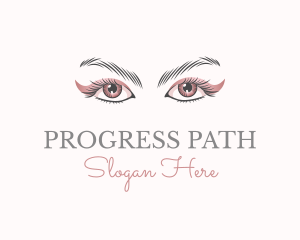 Cosmetic Eye Lashes logo design