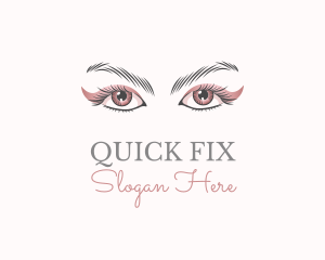 Cosmetic Eye Lashes logo design