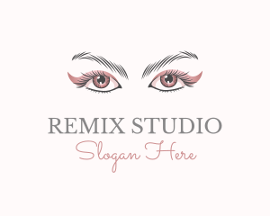 Cosmetic Eye Lashes logo design