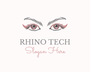 Cosmetic Eye Lashes logo design