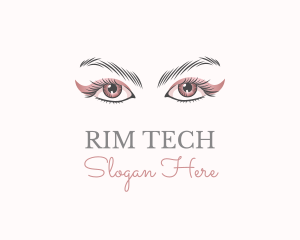 Cosmetic Eye Lashes logo design