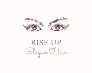 Cosmetic Eye Lashes logo design