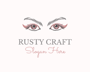 Cosmetic Eye Lashes logo design