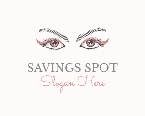 Cosmetic Eye Lashes logo design